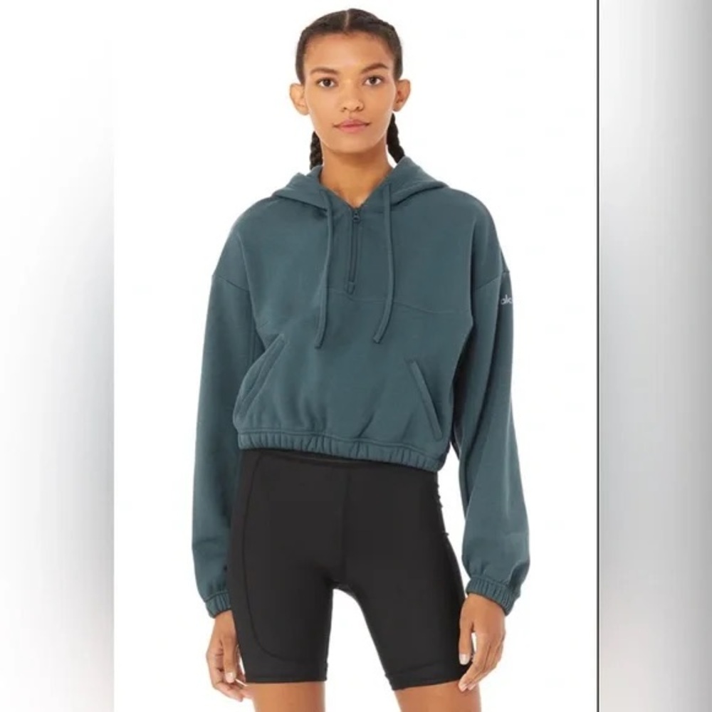 Alo Stadium Half Zip Hoodie